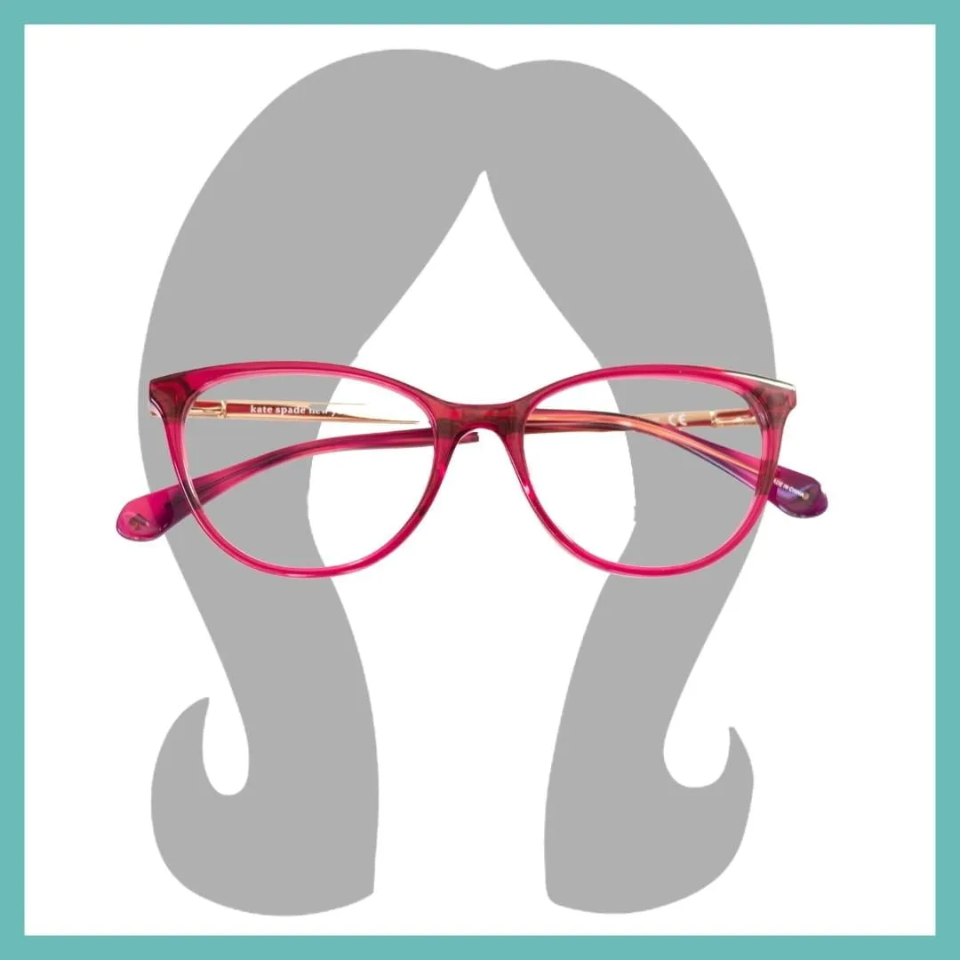 red cat eye glasses with linda belcher hair