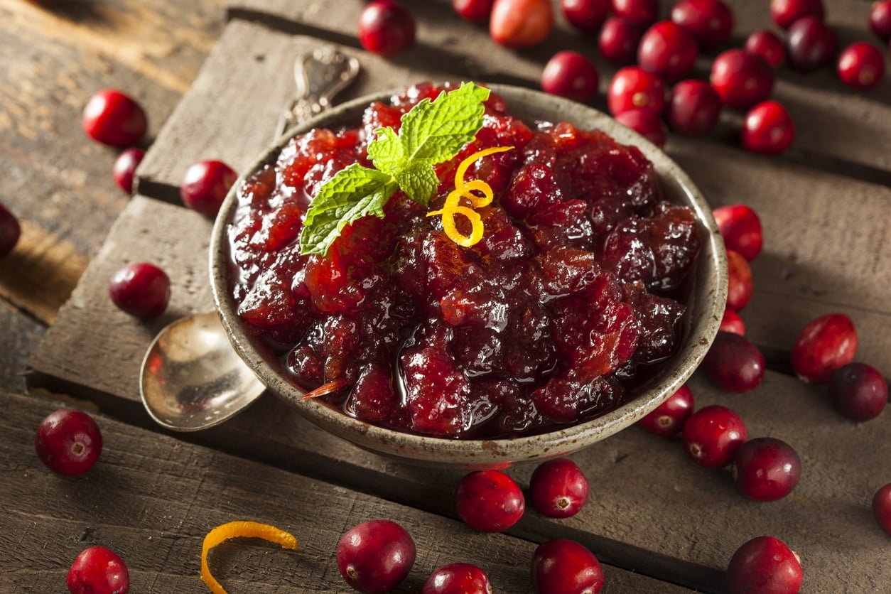 Homemade Red Cranberry Sauce for Thanksgiving