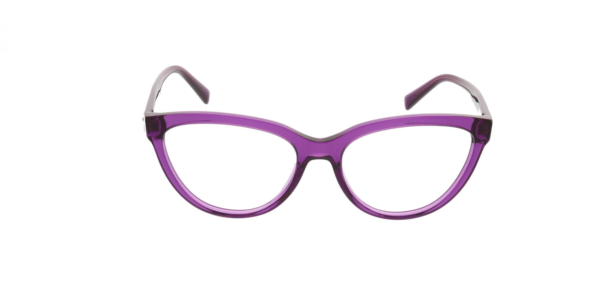 purple cat eye versace glasses