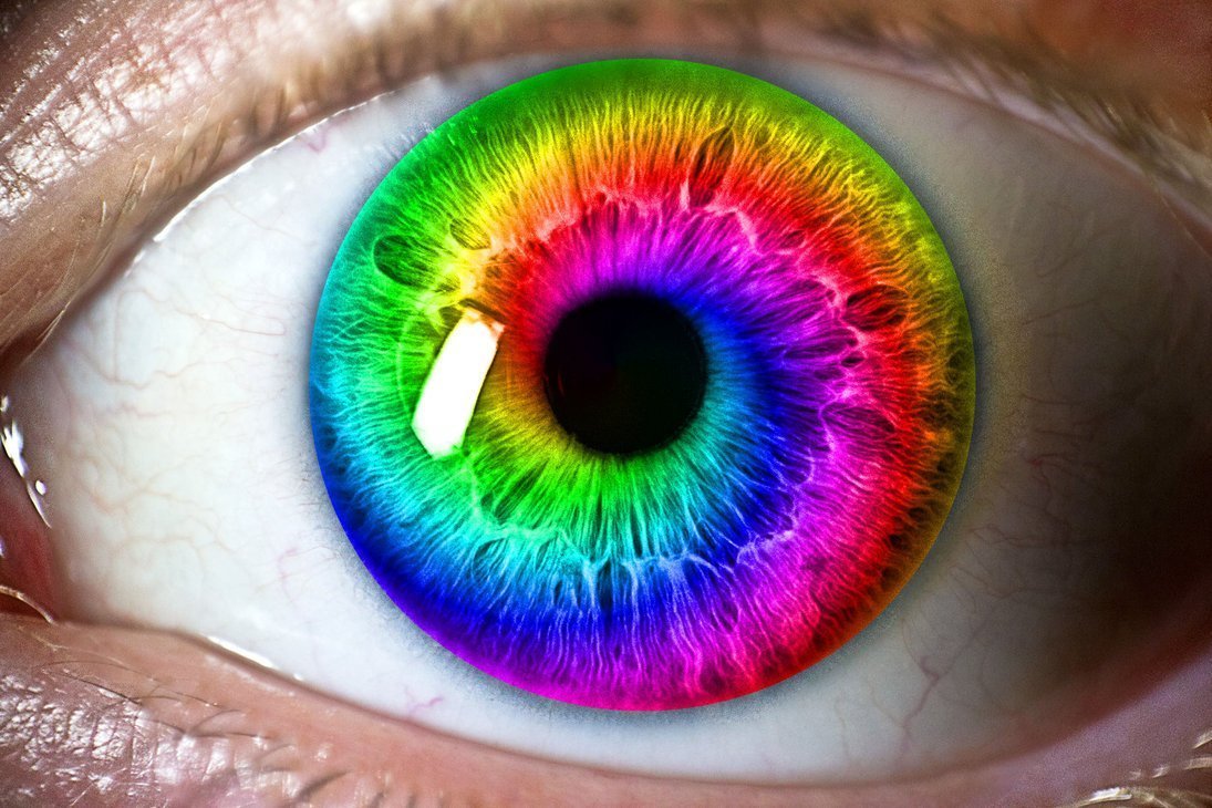 rainbow eye